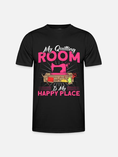Seamstresses Quilting Lovers Quilting - Men's Functional T-Shirt - black