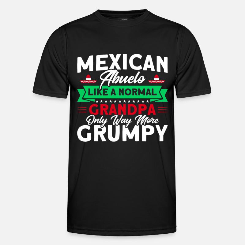 Mexico Mexican Roots Gift - Men's Functional T-Shirt - black