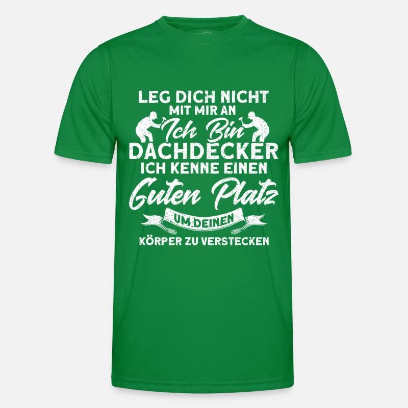 Dachdecker Geselle Dachdecker Dachdeckermeister Männer Funktions-T-Shirt