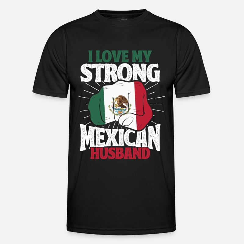 Mexico Mexican Roots Gift - Men's Functional T-Shirt - black