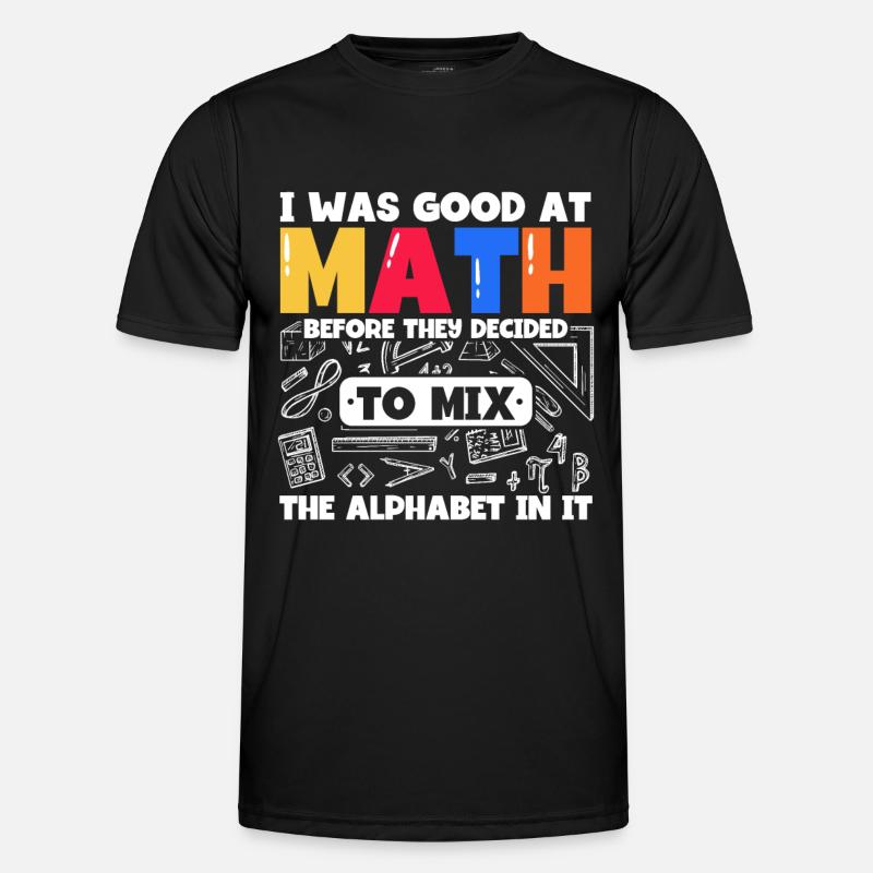Math Mathematics Science Math Gift - Men's Functional T-Shirt - black