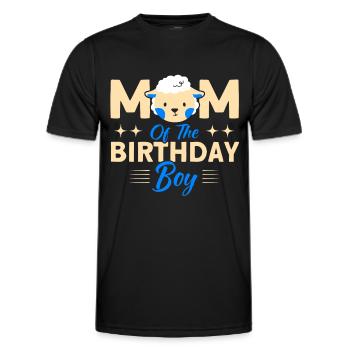 Schafzucht Landwirt Nutztier Schafe Geschenk - Männer Funktions-T-Shirt - Schwarz - Vorne - AI Model Male 178 dark (178cm)