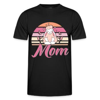 Schafzucht Landwirt Nutztier Schafe Geschenk - Männer Funktions-T-Shirt - Schwarz - Vorne - AI Model Male 178 dark (178cm)