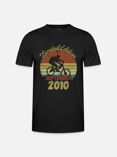 Vélo d’anniversaire Vélo Septembre 2010 - T-shirt sport Homme - noir