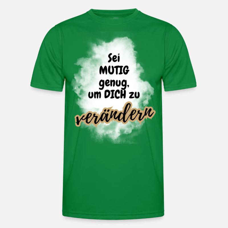 POSITIVE EINSTELLUNG MINDSET Motivation Männer Funktions-T-Shirt