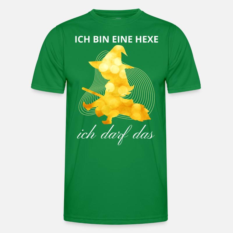 Ich bin eine HEXE ich darf das Männer Funktions-T-Shirt
