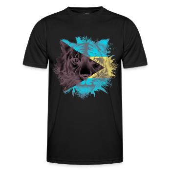 Bahamas - T-shirt sport Homme - noir - Devant - AI Model Male 178 dark (178cm)