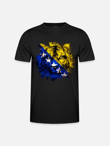 Bosnien-Hercegovina - Funktions-T-shirt herr - svart