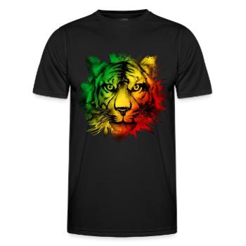 Congo Republic - Men's Functional T-Shirt - black - Front - AI Model Male 178 dark (178cm)