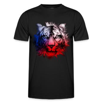 Czech Republic - Men's Functional T-Shirt - black - Front - AI Model Male 178 dark (178cm)