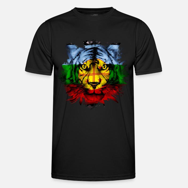 Mapuche - Männer Funktions-T-Shirt - Schwarz