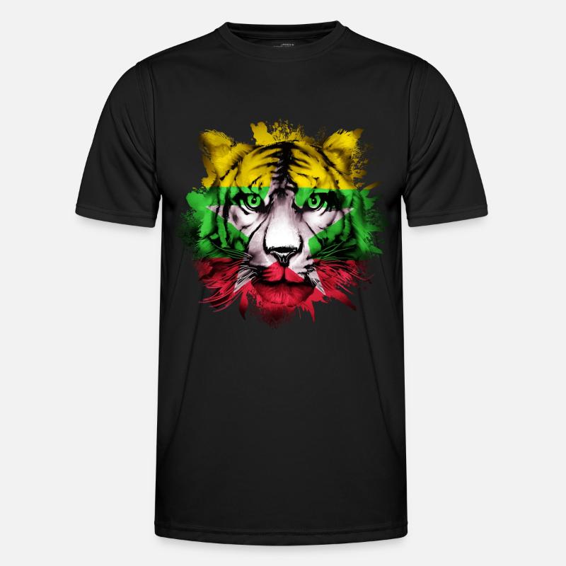 Myanmar - Men's Functional T-Shirt - black