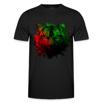Martinique - T-shirt sport Homme - noir - Devant - AI Model Male 178 dark (178cm)