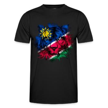 Namibia - Männer Funktions-T-Shirt - Schwarz - Vorne - AI Model Male 178 dark (178cm)