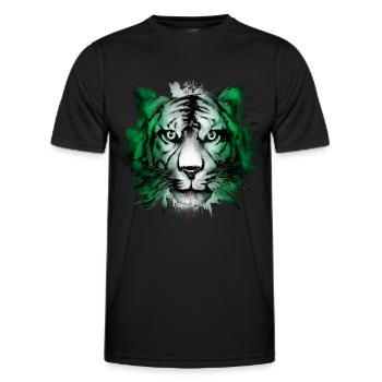 Nigeria - Männer Funktions-T-Shirt - Schwarz - Vorne - AI Model Male 178 dark (178cm)