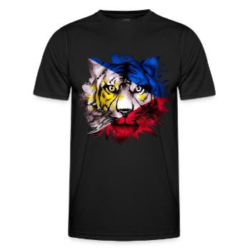 Philippinen - Männer Funktions-T-Shirt - Schwarz - Vorne - AI Model Male 178 dark (178cm)