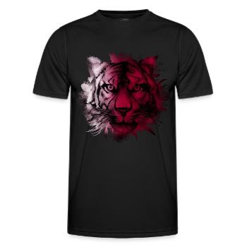 Qatar - T-shirt sport Homme - noir - Devant - AI Model Male 178 dark (178cm)