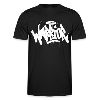 Warrior - Men's Functional T-Shirt - black - Front - AI Model Male 178 dark (178cm)