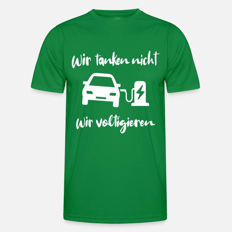 E-auto Elektroauto EAuto Männer Funktions-T-Shirt