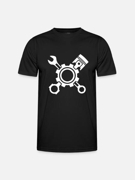 Car Locksmith Car Tool Car Mechanic - Men's Functional T-Shirt - black