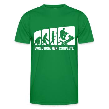 Carrelage Evolution Carrelage Pose - T-shirt sport Homme - vert - Devant - AI Model Male 178 dark (178cm)