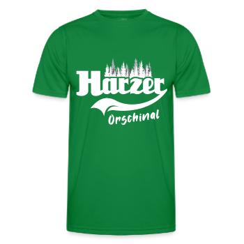Harzer Sprüche Harz Urlaub - Männer Funktions-T-Shirt - Kelly Green - Vorne - AI Model Male 178 dark (178cm)