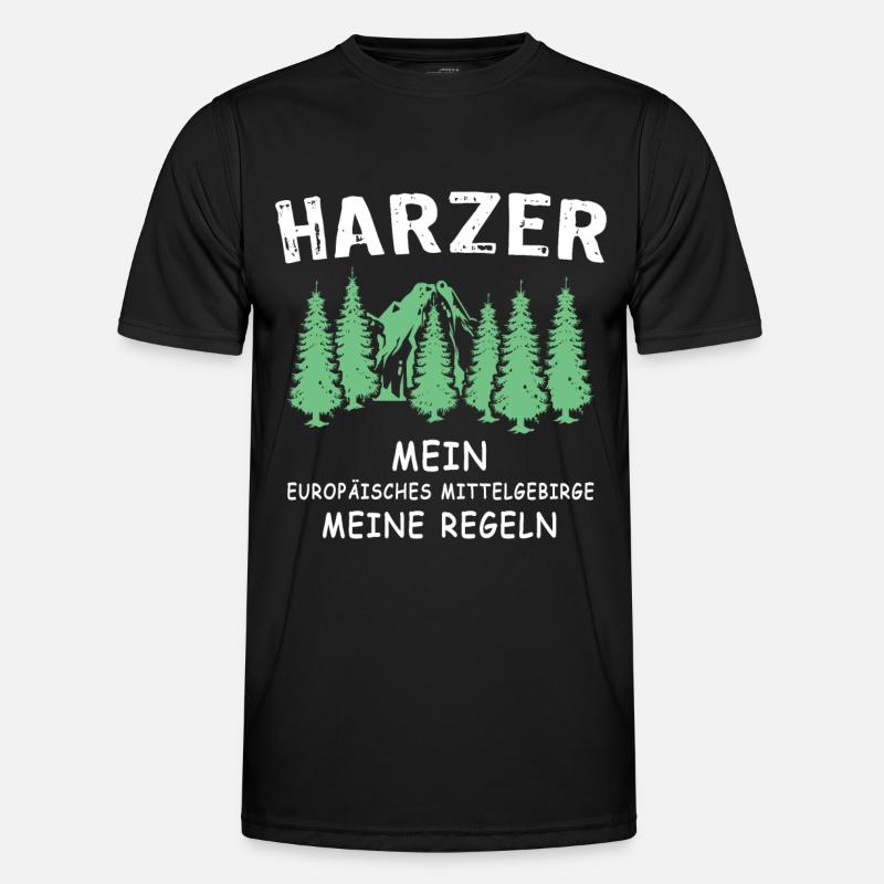 Harz Sprüche Harzer Männer Funktions-T-Shirt
