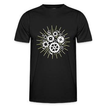 Mechanic Craftsman Car Mechanic - Men's Functional T-Shirt - black - Front - AI Model Male 178 dark (178cm)