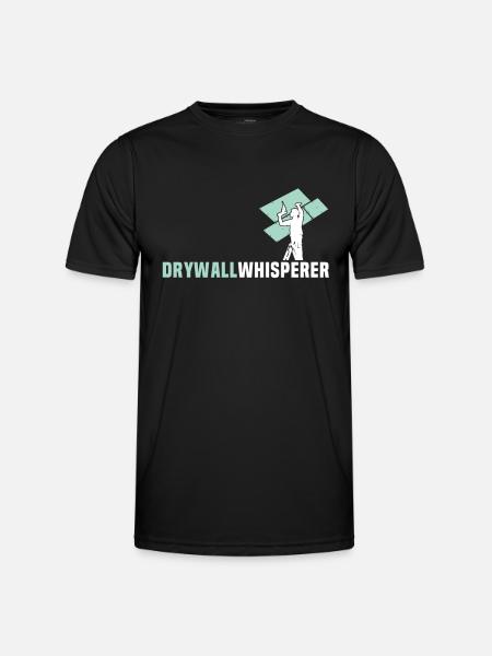 Drywall drywall fitter drywall - Men's Functional T-Shirt - black