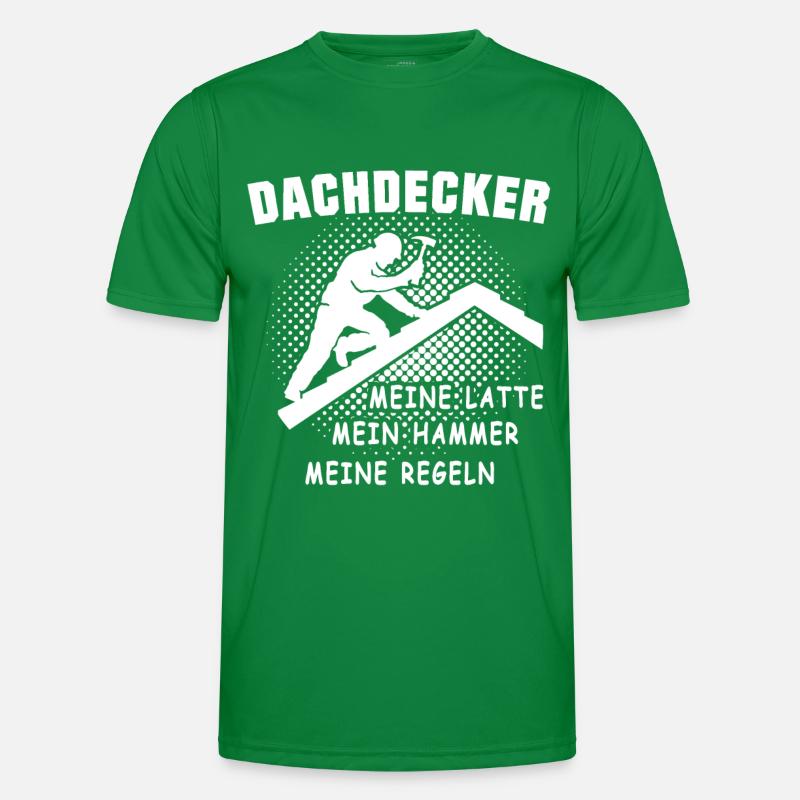 Dachdecker Männer Funktions-T-Shirt