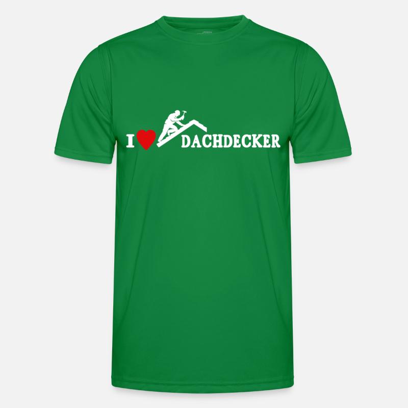 Dachdecker Dachspengler Dachdecken Dachklempner Männer Funktions-T-Shirt