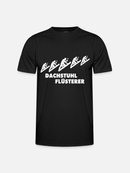 Dachdecker Dachdecken - Männer Funktions-T-Shirt - Schwarz