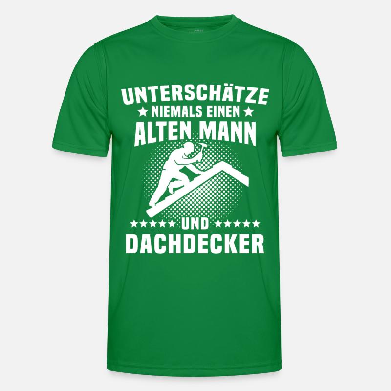 Dachdecker Männer Funktions-T-Shirt