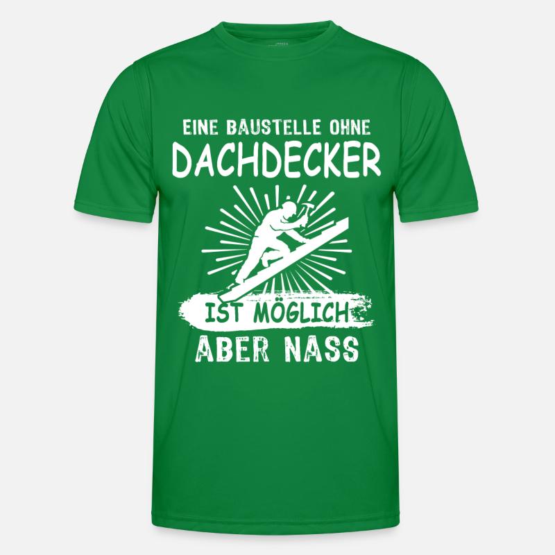Dachdecker Männer Funktions-T-Shirt