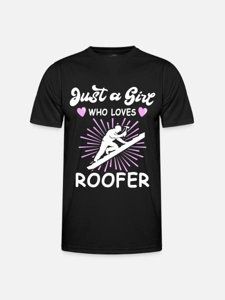 Roofing motif roofing ceilings - Men's Functional T-Shirt - black