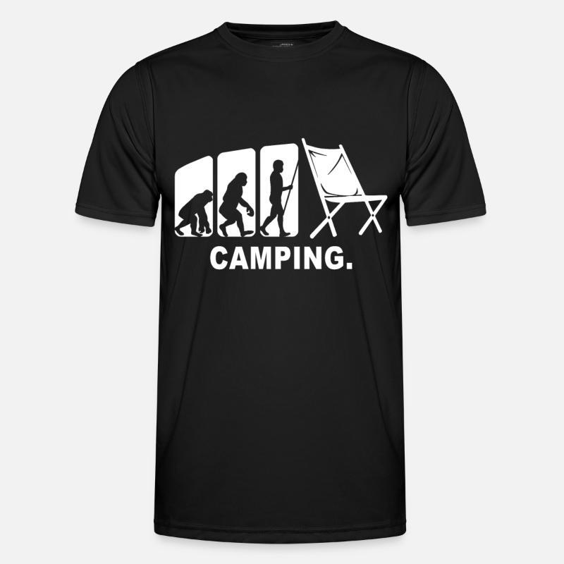 Camping Campingplatz Campen - Men's Functional T-Shirt - black