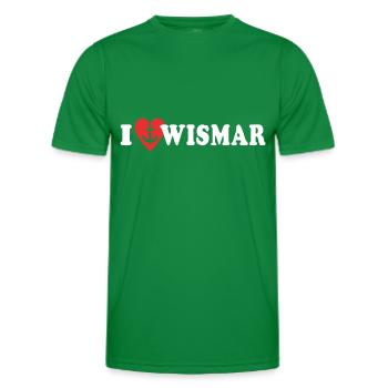 J’aime Wismar - T-shirt sport Homme - vert - Devant - AI Model Male 178 dark (178cm)