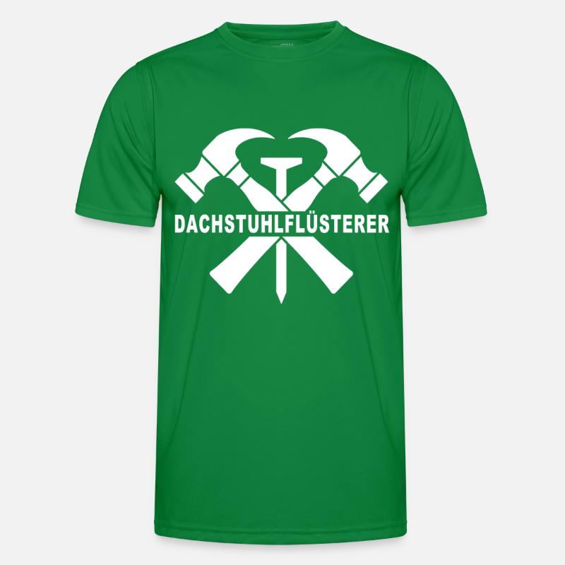 Dachdecker Handwerker Dachdecken Männer Funktions-T-Shirt