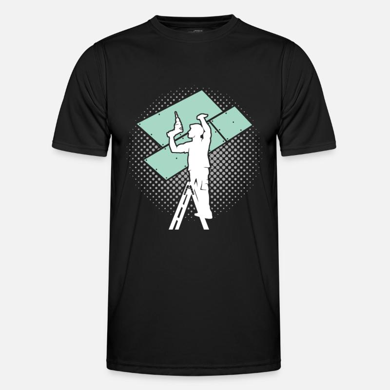 Drywall Drywall Drywall Installer - Men's Functional T-Shirt - black