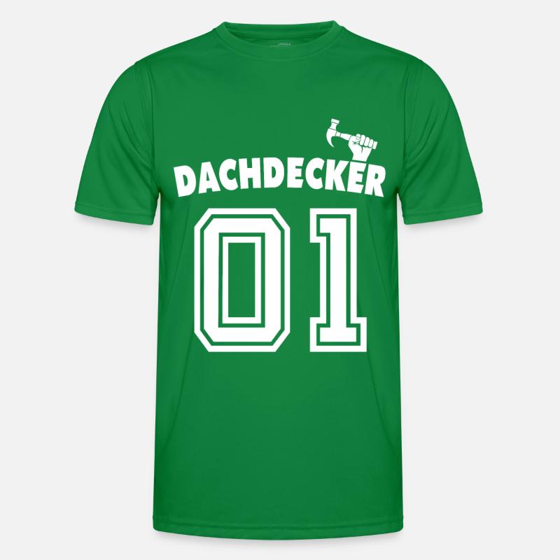 Dachdecker Dachspengler Dachklempner Männer Funktions-T-Shirt