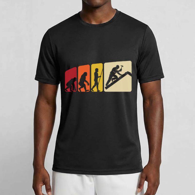 Dachdecker Evolution Dachdecken Männer Funktions-T-Shirt