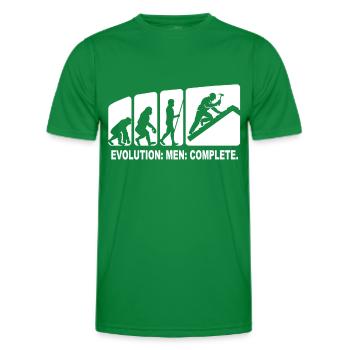 Roofer Evolution Roofing - Men's Functional T-Shirt - kelly green - Front - AI Model Male 178 dark (178cm)