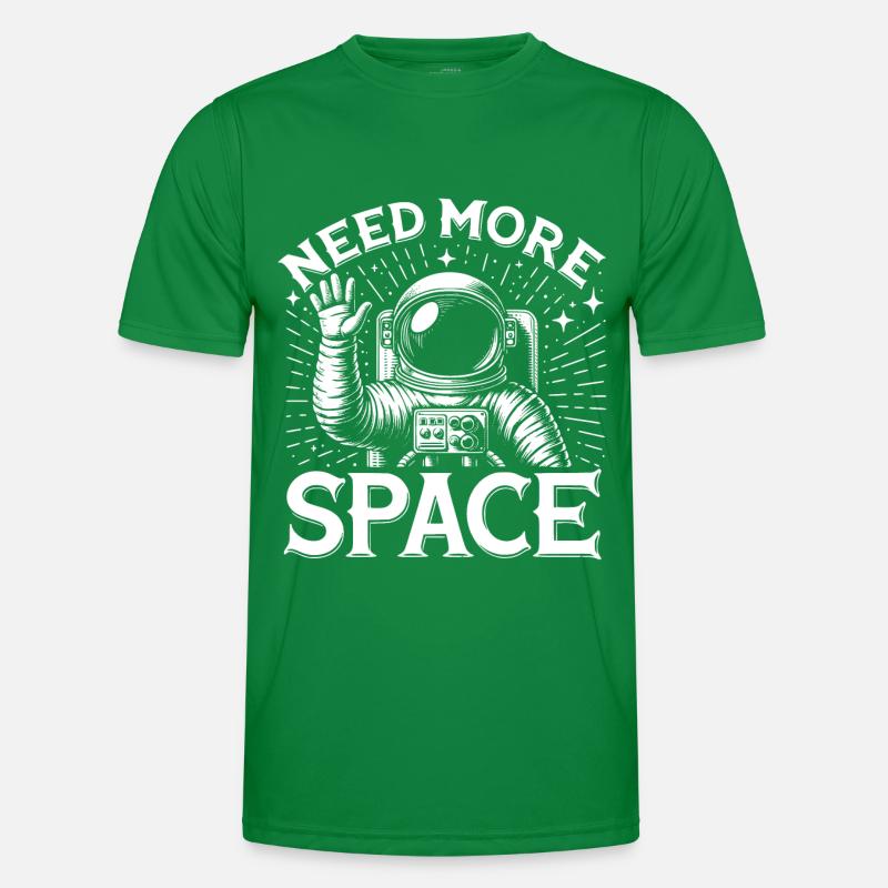 I need more space Free space Astronaut waves Men's Functional T-Shirt