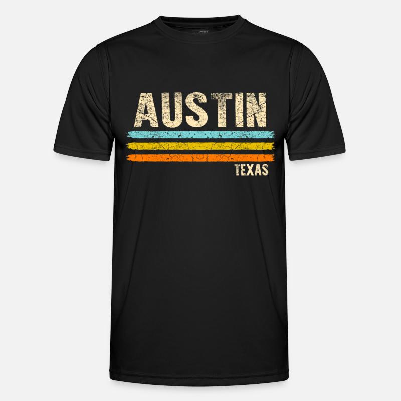 Austin Texas - Men's Functional T-Shirt - black