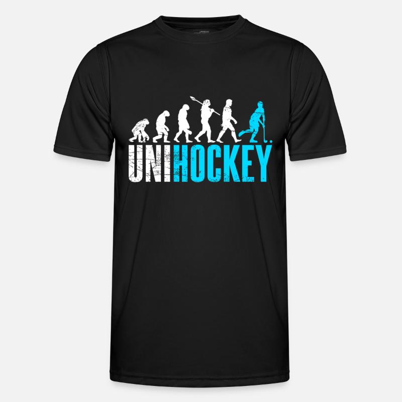 Floorball - Men's Functional T-Shirt - black