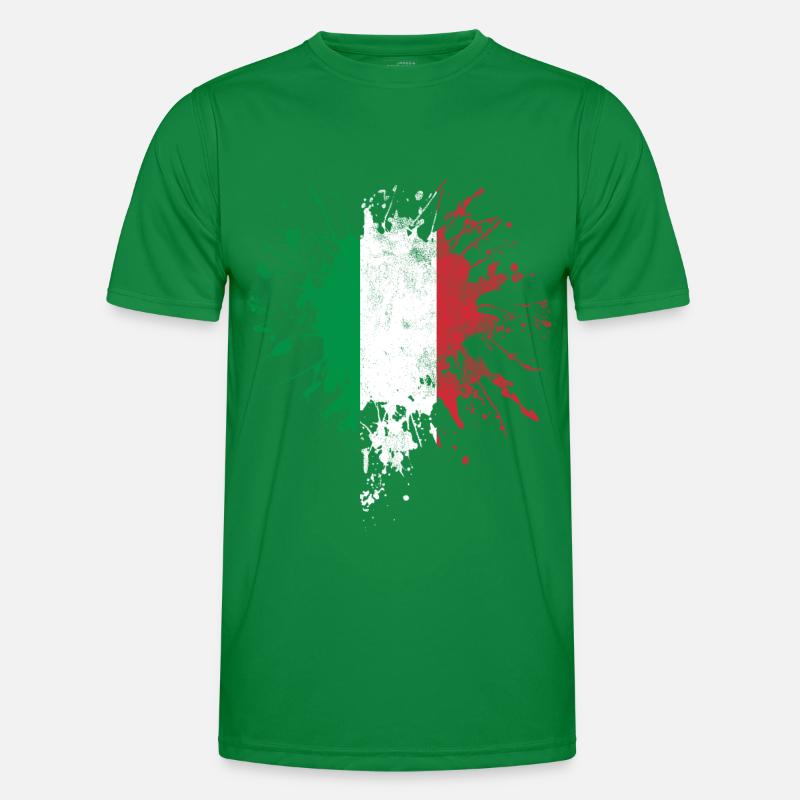 Italie Drapeau T-shirt sport Homme