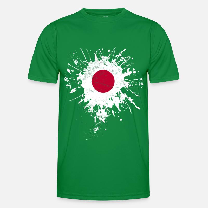 Drapeau du Japon T-shirt sport Homme