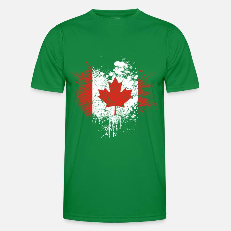 Canada Flag Men's Functional T-Shirt