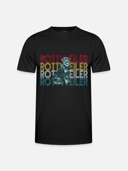 Rottweiler - Men's Functional T-Shirt - black