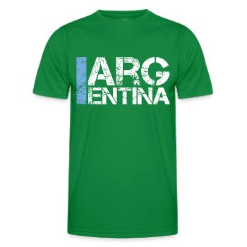 Argentine - T-shirt sport Homme - vert - Devant - AI Model Male 178 dark (178cm)